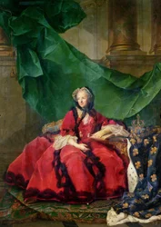 Porträt von Maria Leszczynska in Alltagskleidung